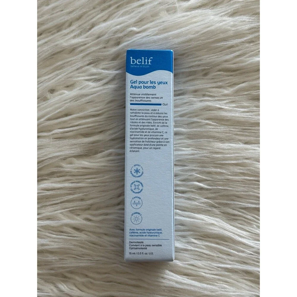 belif Aqua Bomb Depuffing Eye Gel with Caffeine + Hyaluronic Acid